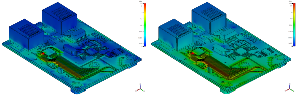 PCB Analysis using CST Electromagnetic Simulation Software